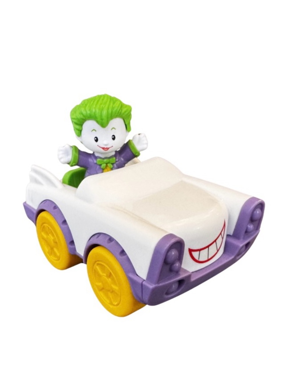 Little People DC Super Friends The Joker Figure & White Jokermobile